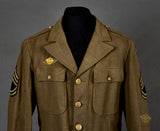 WWII US Service Tunic for 4th Service Command Staff Sergeant