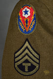 WWII US “Ike” Jacket for 26th Infantry Division Tech Sargeant