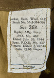WWII US “Ike” Jacket for 26th Infantry Division Tech Sargeant
