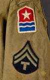US WWII Model 1941 Jacket for Middle Eastern Forces Tech Sergeant