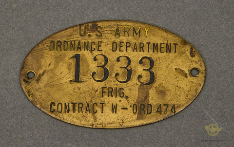 US WWII ID Tag