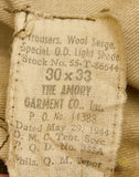WWII US Army Officer Trousers, Veteran Family Acquired