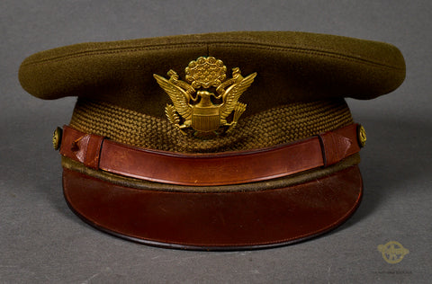 US WWII Named Officer’s Visor Cap