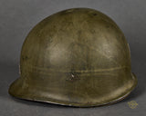 INCREDIBLE WWII US M1 Helmet from 71st Infantry Regiment Chaplain