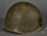 INCREDIBLE WWII US M1 Helmet from 71st Infantry Regiment Chaplain