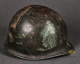 Interesting US WWII M-1 Helmet with Inland Liner