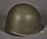 Interesting US WWII M-1 Helmet with Inland Liner