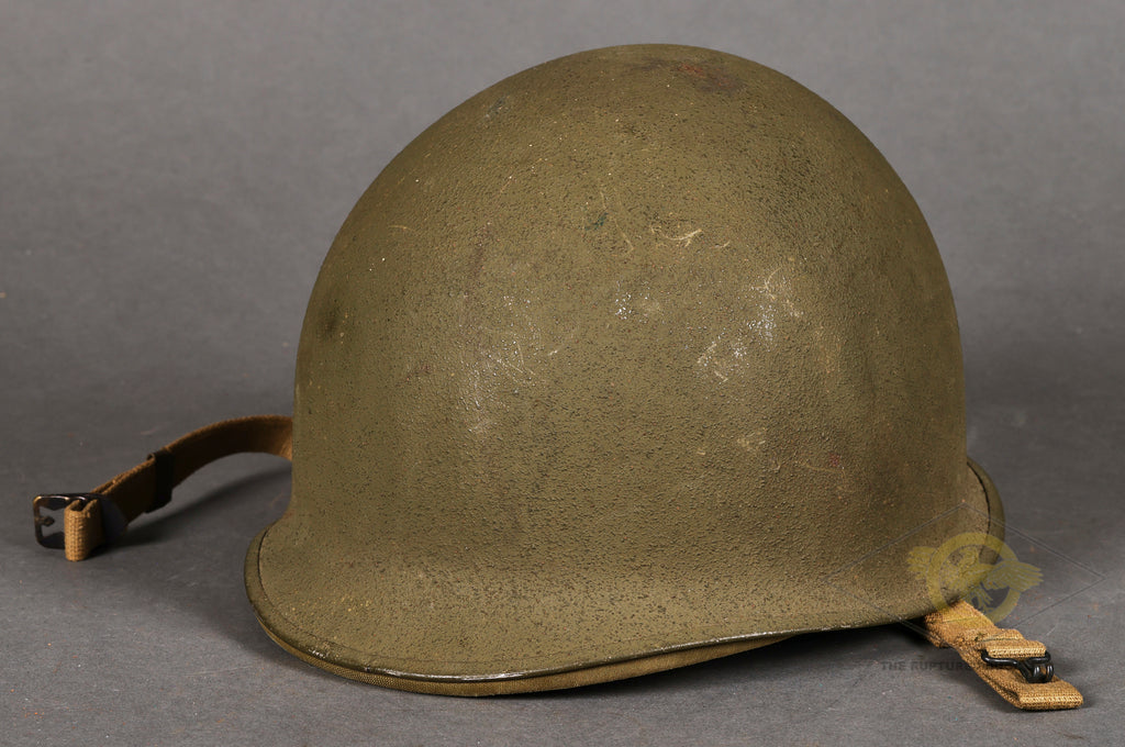 WWII US M-1 Helmet with EARLY Hawley Liner – The Ruptured Duck, LLC WWII US M-1 Helmet with EARLY Hawley Liner – The Ruptured Duck, LLC