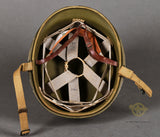 WWII US M-1 Helmet with EARLY Hawley Liner