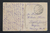 German WWI Postcard of an Infantry Advance