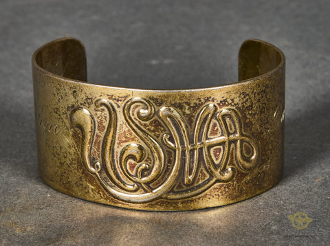 US West Point USMA Cuff Bracelet Made for Brigadier General David Herdman Cameron