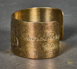 US West Point USMA Cuff Bracelet Made for Brigadier General David Herdman Cameron