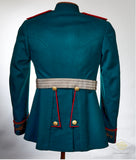 WWII Soviet Russian Red Army Generals Victory Parade Tunic, Visor Cap and Brocade Belt