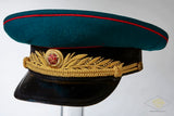 WWII Soviet Russian Red Army Generals Victory Parade Tunic, Visor Cap and Brocade Belt