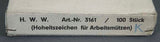 WWII German Mint, Unissued Luftwaffe "Panzer" Cap Insignia