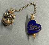 US WWII Naval Brooch