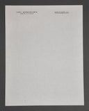 German WWII Official Letterhead from Karl Bodenschatz