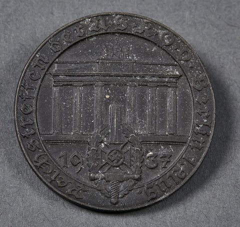 German WWII NSKOV National Meeting 1937 Award