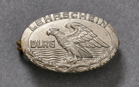 WWII German DLRG (Lifesaving) Pin Back
