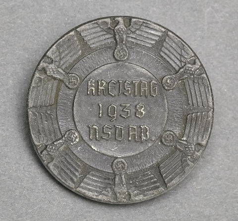 Nazi “Kreistag 1938 NSDAP” Tinnie