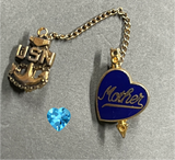 US WWII Naval Brooch