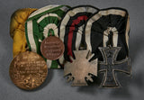 German WWI Four Medal Bar