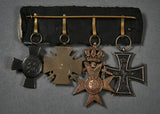 WWI German Four Medal Bar
