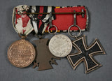 WWI German Four Medal Bar