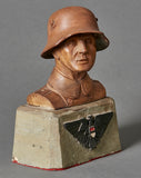 German WWI Soldier Bust