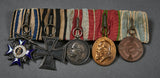 WWI German 5 Medal Bar
