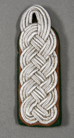 German WWII Army Admin Single Slip on Shoulder Board for Major