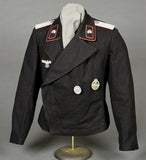 Extremely Early Army Panzer Officer Wrapper with Trousers and M-43 Panzer Cap