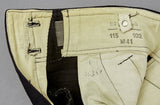 Extremely Early Army Panzer Officer Wrapper with Trousers and M-43 Panzer Cap
