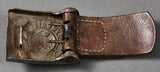 German WWII EM Combat Buckle with Tab