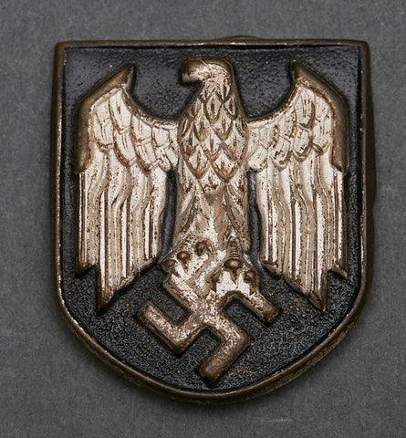 German WWII DAK Pith Helmet Shield
