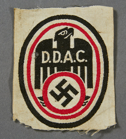 German WWII DDAC Athletic Patch for Automobile Organization