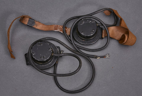 German WWII “As Found” Flak Headset