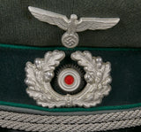 WWII German Army Administration Officer Private Purchase Visor Cap