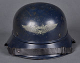 Third Reich Luftschutz Three Piece Helmet