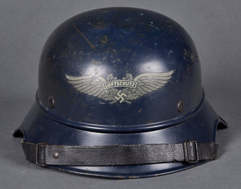 Third Reich Luftschutz Three Piece Helmet