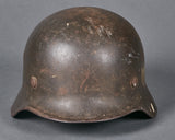 WWII German Army Model 1940 Single Decal Helmet