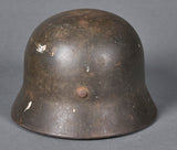 WWII German Army Model 1940 Single Decal Helmet