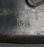 WWII German Luftwaffe Model 1942 Single Decal Helmet
