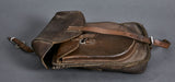 German WW2 Heavy Leather Saddle Bag