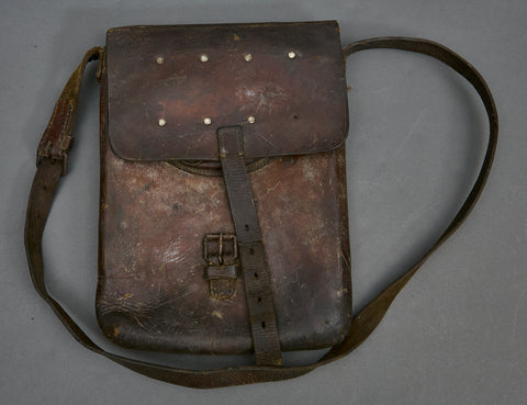 German WWII Hard Leather Dispatch Case