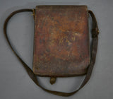 German WWII Hard Leather Dispatch Case