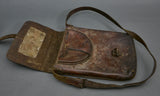 German WWII Hard Leather Dispatch Case