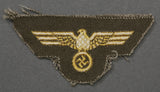 German WWII Naval Coastal Artillery Side Cap Eagle