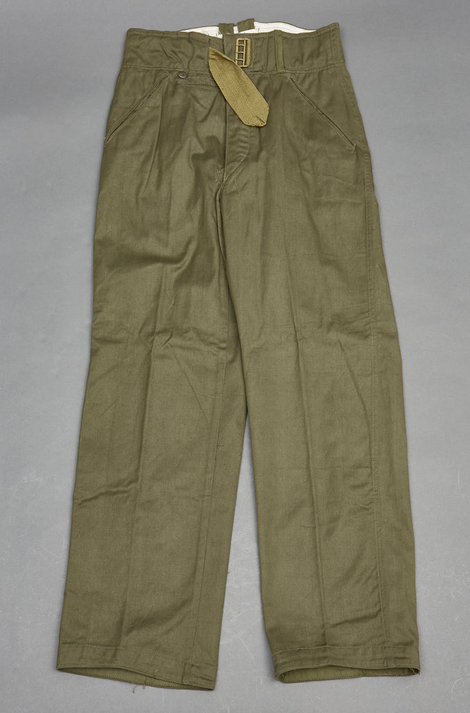 WW2 German Army Tropical Straight Legged Trousers – The Ruptured Duck, LLC