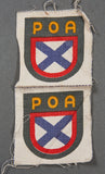 WWII German Sleeve Shield for Russian Liberation Army (set of 2)